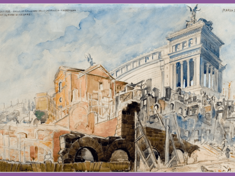 Maria Barosso, artista e archeologa nella Roma in&nbsp;trasformazione