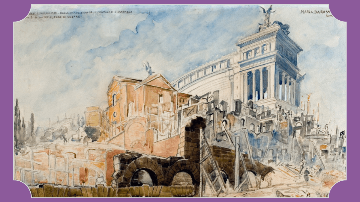 Maria Barosso, artista e archeologa nella Roma in&nbsp;trasformazione